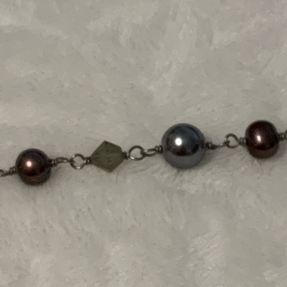 Lia Sophia pearl & bead 18in. adjustable necklace - Picture 5 of 7